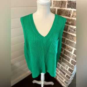 Kelly Green Summer Sweater